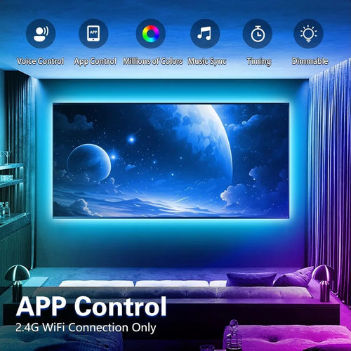 16.4ft Smart LED Strip Lights